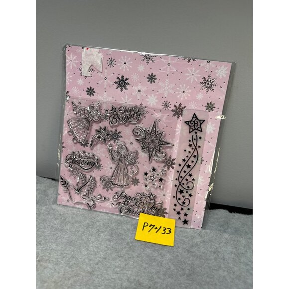 Cardmaking & Papercraft Christmas Acrylic Stamp Embossing Border Set 2017 by Sal - Picture 6 of 6